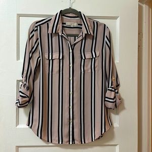 Loft button up blouse